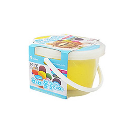 토단교재 유아용 하비 볼클레이, 노랑, 300g, 1세트