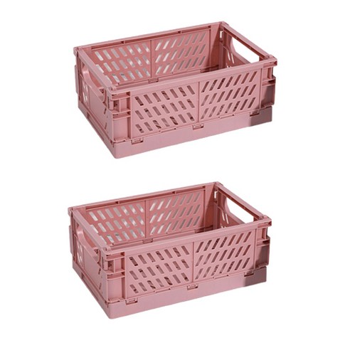 컬러 접이식 멀티 스토리지, 핑크, 2개