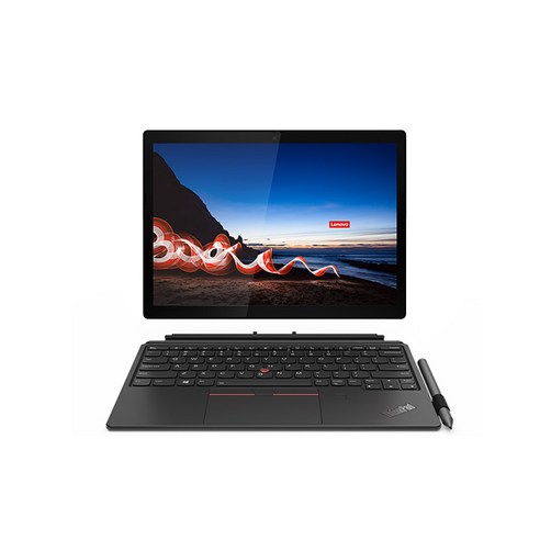 레노버 2021 ThinkPad X12 Detachable + 레노버 프리시젼 펜 + 탈부착 키보드, 블랙, 코어i5 11세대, 256GB, 16GB, WIN10 Pro, 20UWS00F00