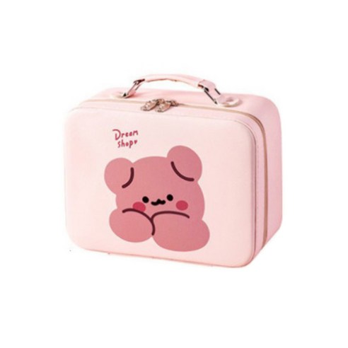 러블리 베어 메이크업 박스, 핑크, 1개