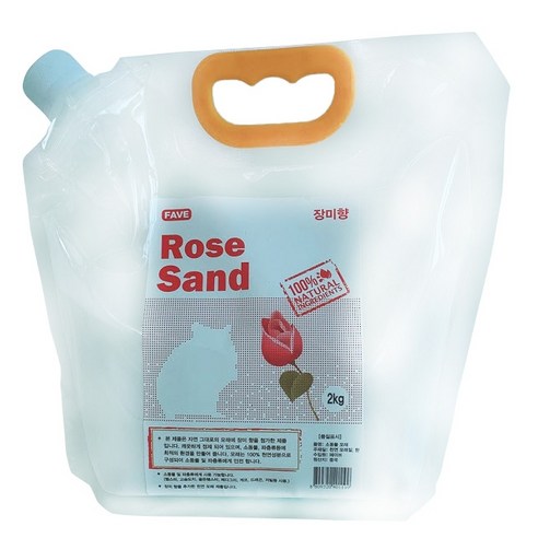 햄스터 목욕모래 장미향 AC-259, 2kg, 1개