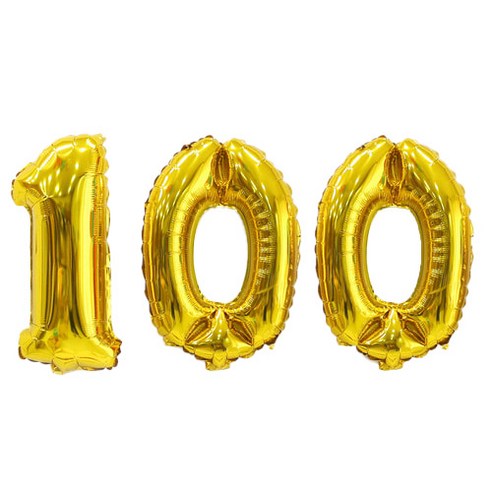 파티스토어 홈파티 100 풍선, 골드, 1세트