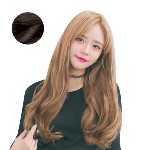 고운머리 헤어 스타일피스 바디S컬 웨이브 15호, 초코브라운, 1개