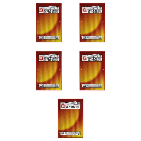 바로드숑 아침 닭가슴살 스테이크 갈비, 100g, 5개