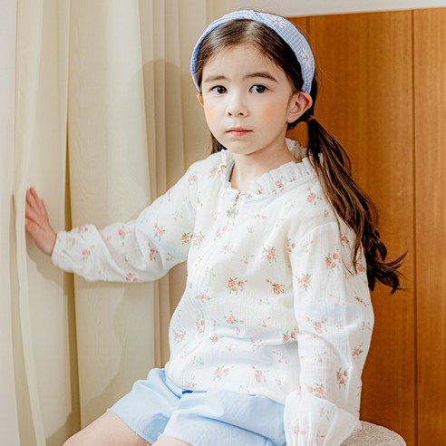 베베쥬 아동용 플라워 썸머 자켓