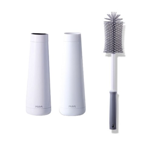 필레우스 텀블러 인솔로 A + 써모 A + 세척솔 세트, GLACIER WHITE(인솔로), GLACIER WHITE(써모), 480ml