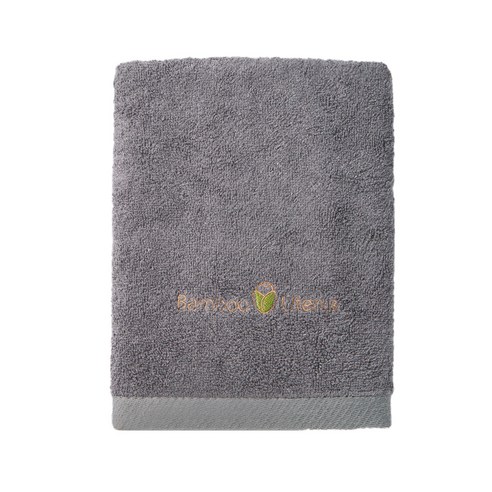 일상에 스며드는 부드러운 위로, 유트러스 밤부 세면타월 다크 그레이 유트러스