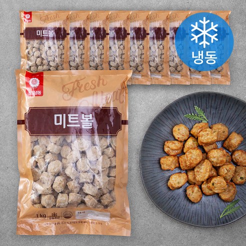 천일냉동 미트볼 (냉동), 1kg, 10개 Best Top5