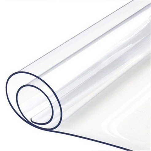 투명 PVC 테이블 보호 커버 1mm, A, 80 x 160 cm