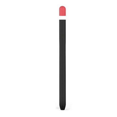 뮤즈캔 애플펜슬 1세대 투톤 슬림 하드 케이스, 블랙레드, 1개