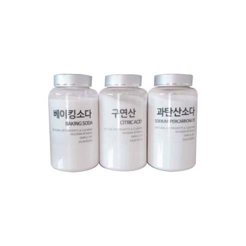 살림공간 천연세제 소분용기(한글라벨3종세트), 700ml, 1세트