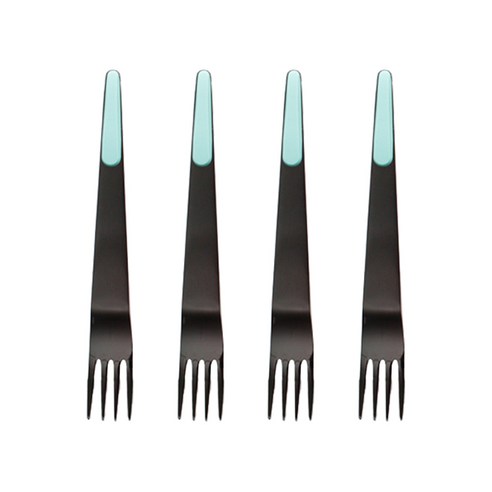 몽블랑 보겐 슈가 블랙 티포크, 민트, 4개