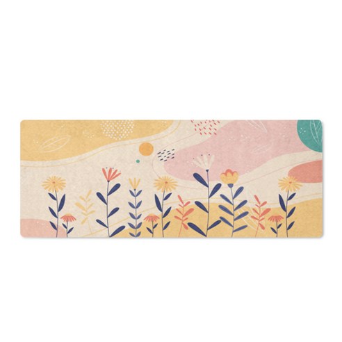 플라워무드 마우스장패드 40 x 80 x 0.4 cm, TYPE1, 1개