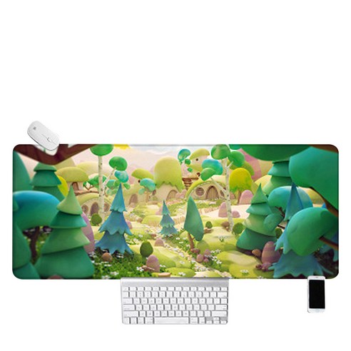 네추럴 마우스장패드 30 x 70 x 0.4 cm, TYPE24, 1개