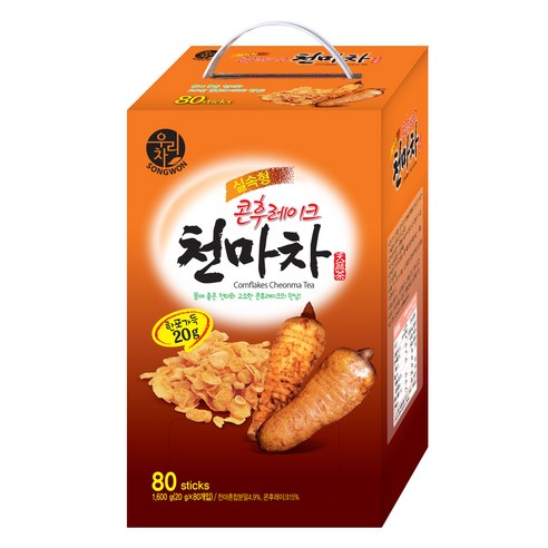 우리차 콘후레이크 천마차 80p, 20g, 80개입, 1개