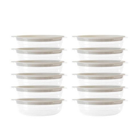 토마톰스 냉동밥 전자레인지 뚜껑 용기 450ml, 24개