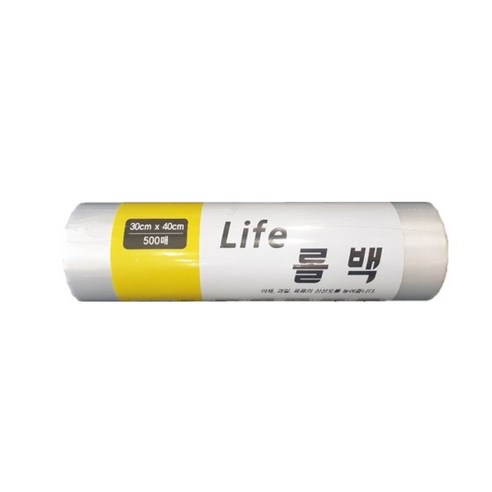 Life 위생롤백 30 x 40 cm 500p, 500개입, 1개