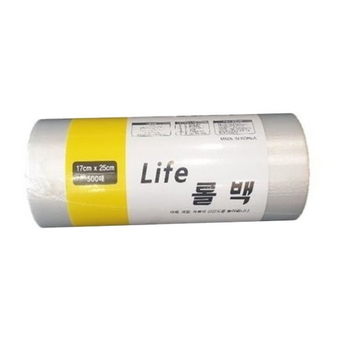 Life 위생롤백, 미니(XS), 500개입, 1개