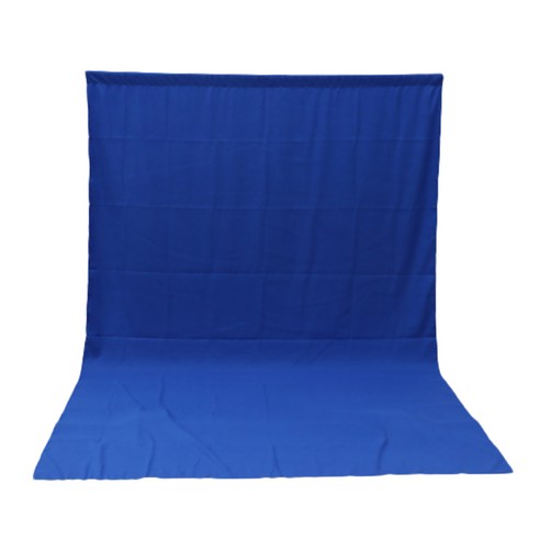 비바채 크로마키 천 배경지 스탠드 스크린 거치대 2 x 3 m, 블루, 1개