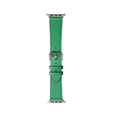 허브그립 가죽 스마트위치 스트랩 밴드 내츄럴 38/40mm, 그린