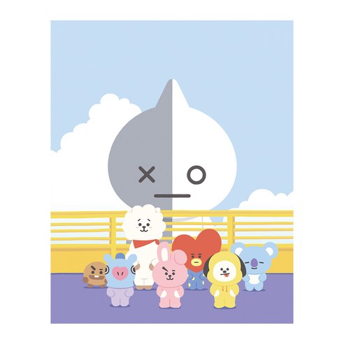 아이러브페인팅 BT21 DIY PAINTING__40 x 50 cm, A DAY, 1개