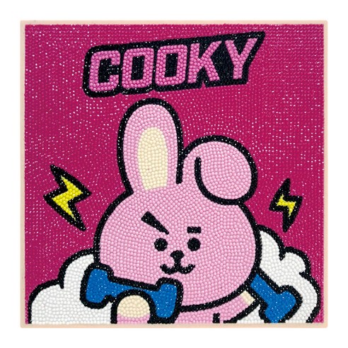 아이러브페인팅 BT21 DIY CUBIC PAINTING_COMIC 25 x 25 cm, COOKY, 1개