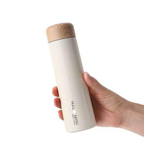 르리에 할로 미니 보온보냉병 화이트 250ml 1개