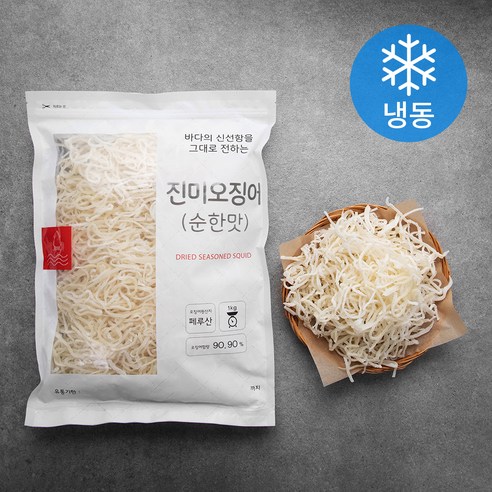 신한성식품 진미오징어 순한맛 (냉동), 1kg, 1팩