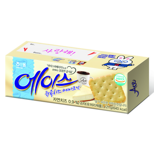 해태제과 에이스 뉴욕치즈케이크맛, 121g, 1개
