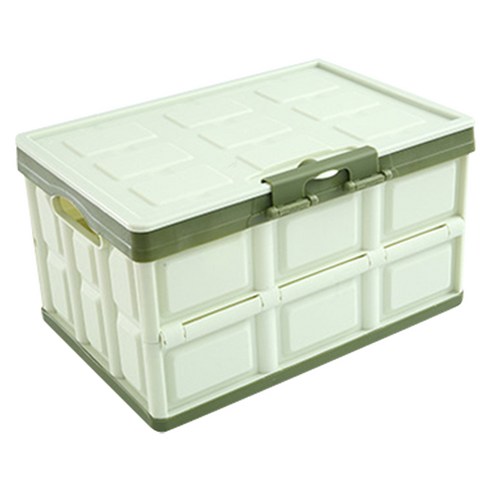 순잠 차박 캠핑 접이식 폴딩박스 55L, 그린, 1개