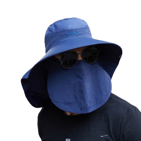 엔젤야옹 360도 안면 하이킹 모자, 네이비