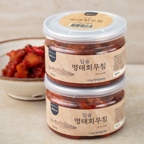 입술젓갈 명태회 무침, 150g, 4개