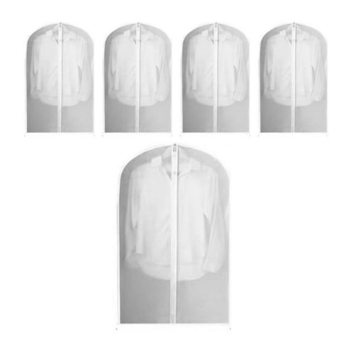 모먼트 옷 먼지 커버 화이트 60 x 140 cm, 1개, 5개입
