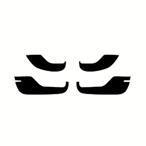 차덕후 자동차 스크레치 방지 도어커버, 쏘나타 DN8(19년 4월~), 그레이