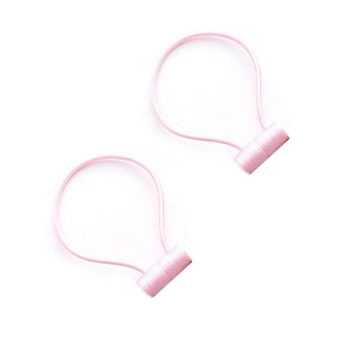 루비코코 심플 자석 커튼타이백, 핑크, 2개