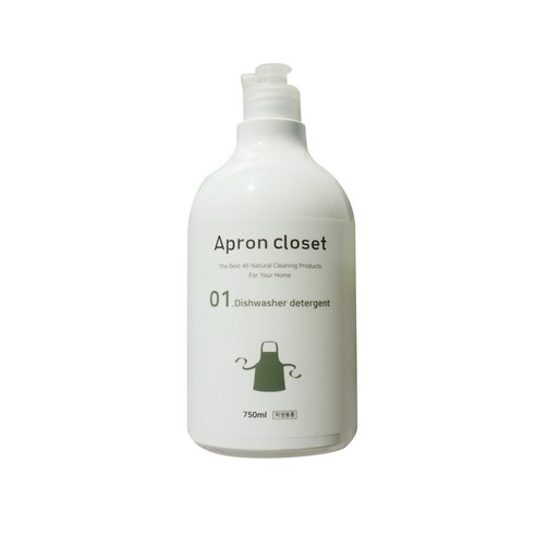 에이프런클로젯 식기세척기 세제, 750ml, 1개