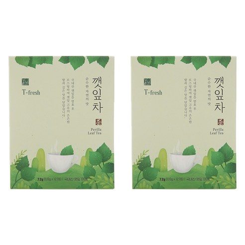 하루의 디톡스 데일리워터 깻잎차, 0.6g, 12개입, 2개