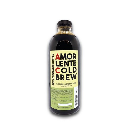 아몰렌떼 디카페인 과테말라 콜드브루 더치커피, 1000ml, 1개입, 1개