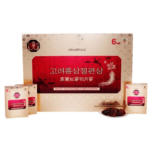 紅蔘噸 高鐵男】紅蔘蜜片(20gx5入) - 鮮拾