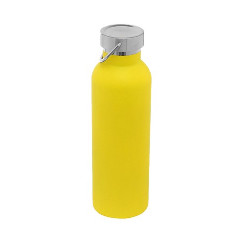 투데이 이중스텐 진공보온병, 옐로우, 750ml