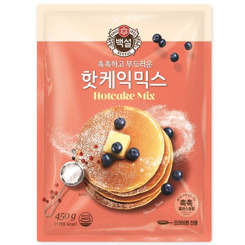 백설 핫케익 믹스, 450g, 1개