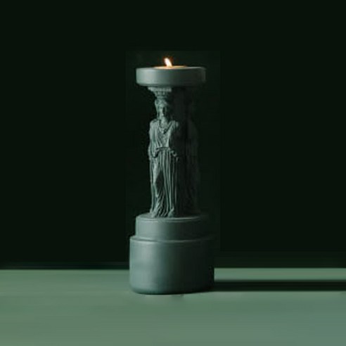 양손컴퍼니 그리스풍 캔들홀더 D, 그린