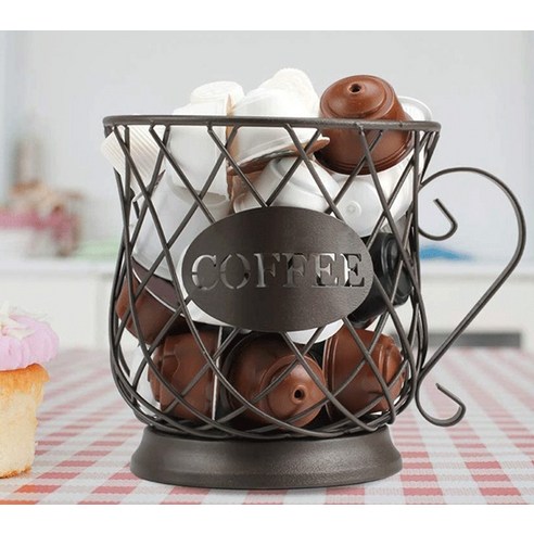 네스프레소와 돌체구스토 캡슐커피를 위한 세련되고 기능적인 보관함