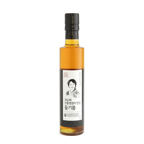 최순희 전통명장이 만든 들기름, 300ml, 1개