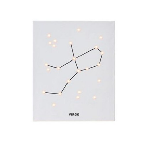 스칸디팝 별자리 시리즈 DIY 캔버스조명, 처녀자리, 1개