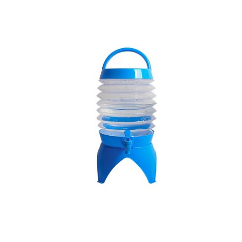 리드포미 캠핑 휴대용 접이식 물통 5.5L, 1개, 블루