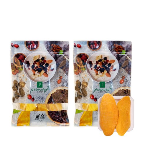 그리너리 건망고 슬라이스, 250g, 2개