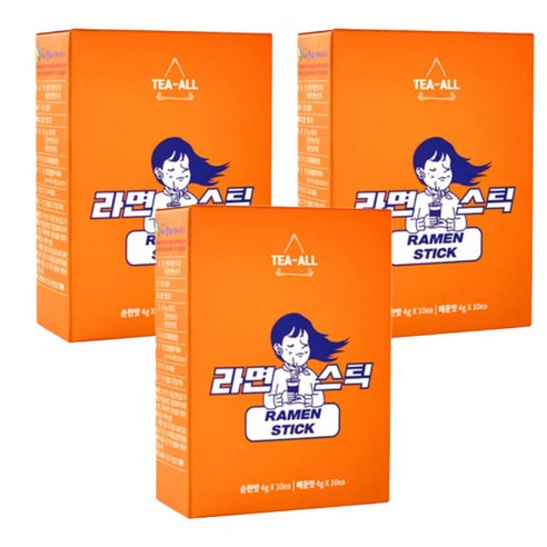 라면스틱 20p, 80g, 3개