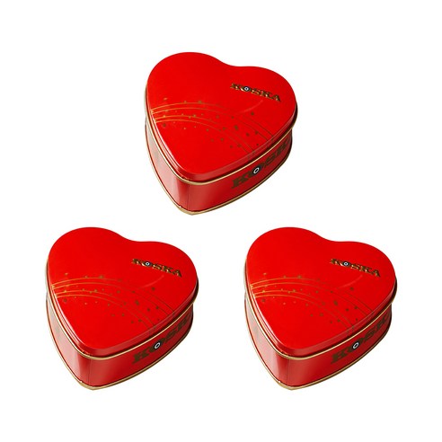 코스카 하트 패키지 터키쉬딜라이트 터키젤리 디저트과자 믹스 플레이버, 150g, 3개