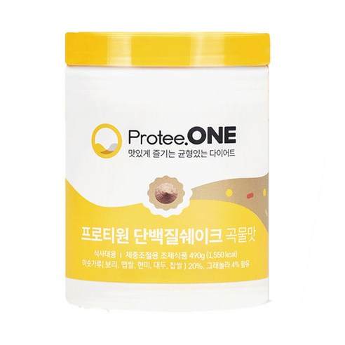 프로티원 단백질 쉐이크 곡물맛, 1개, 490g